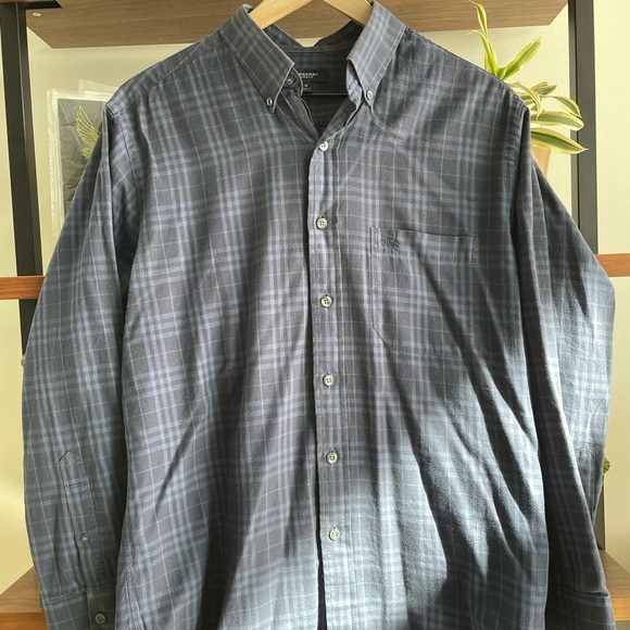 Burberry London Plaid Button Down Shirt - Picture 1 of 8